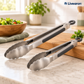 Livearon™ Stainless Steel Kitchen Tongs Set