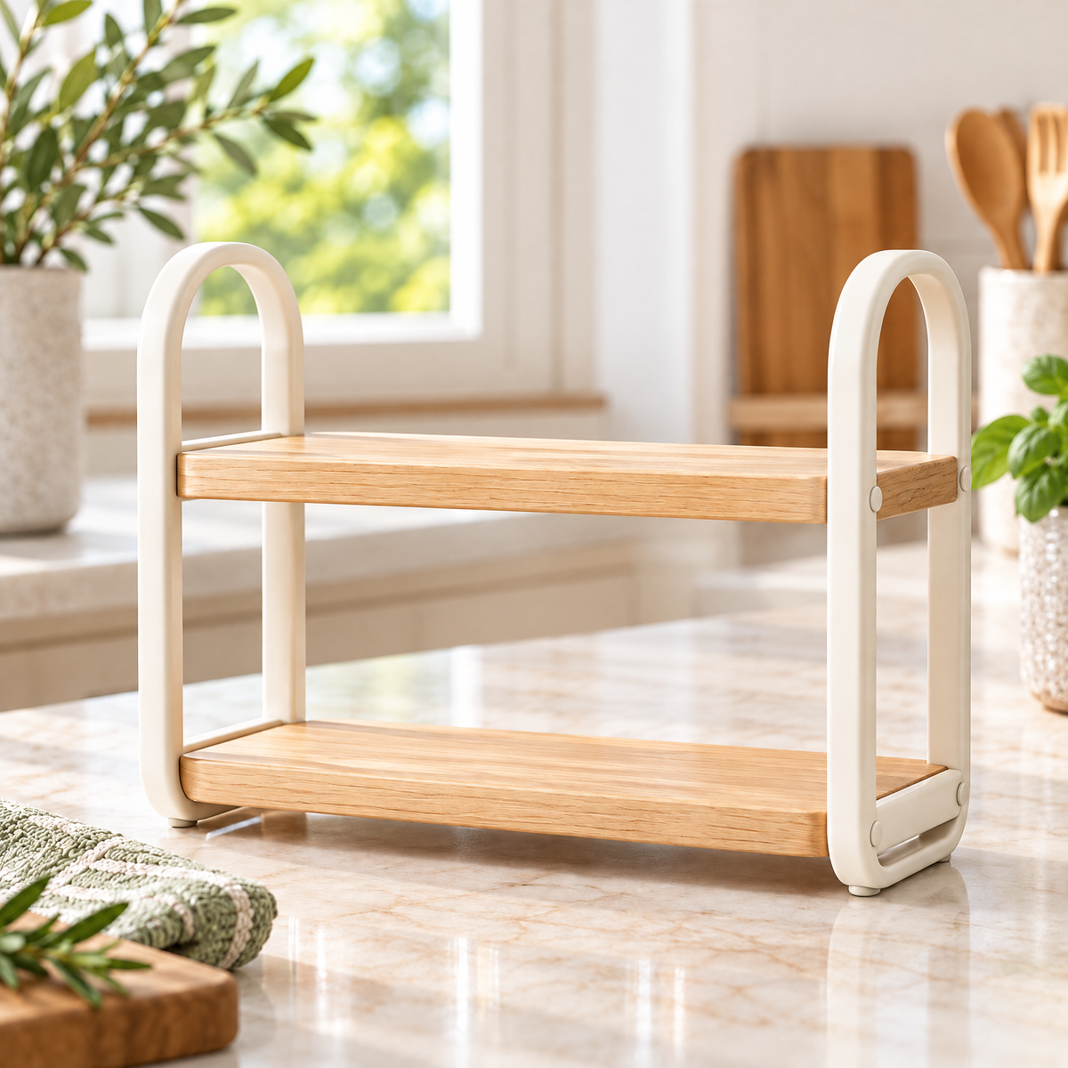 Livearon™ Two-Tier Spice Rack Set