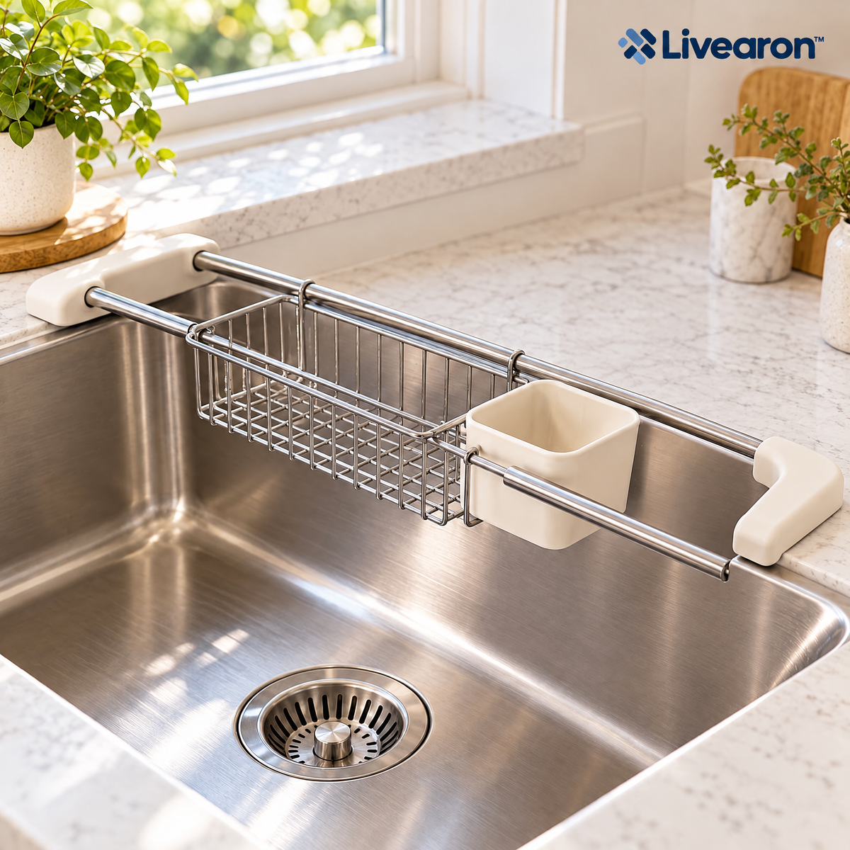 Livearon™ Over-Sink Cleaning Caddy